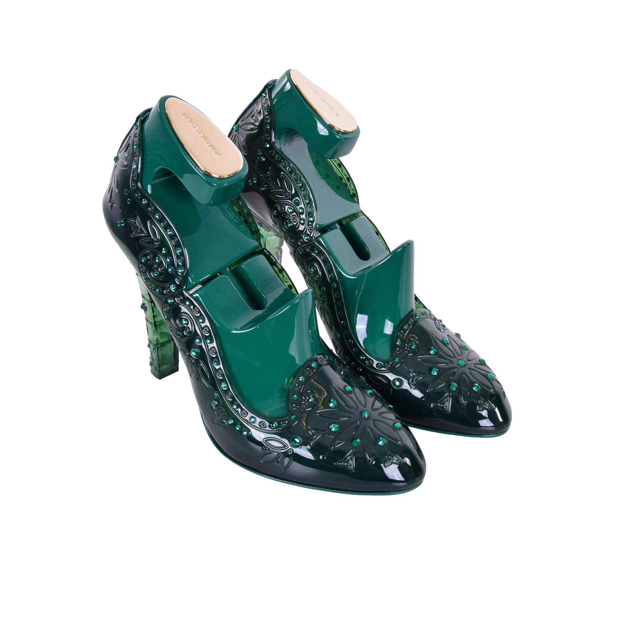 green dolce and gabbana shoes