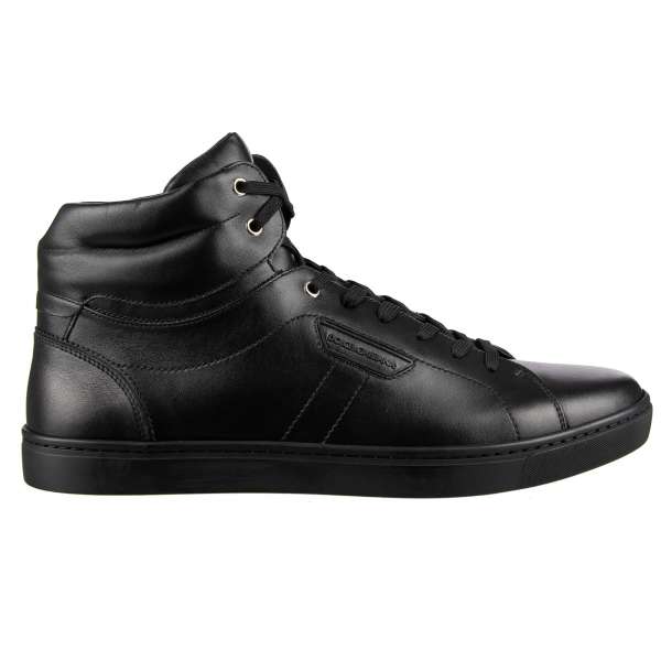 Classic High-Top Sneaker LONDON with logo plate by DOLCE & GABBANA