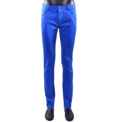 COUTURE Hose im Jeans Stil Blau