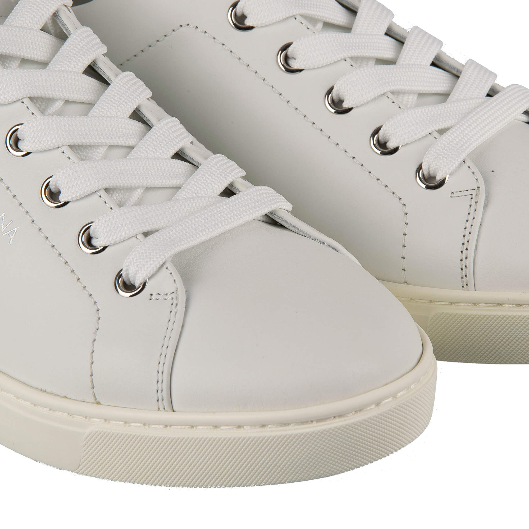 er der Flipper I fare Dolce & Gabbana Leather Sneakers LONDON White Yellow | FASHION ROOMS