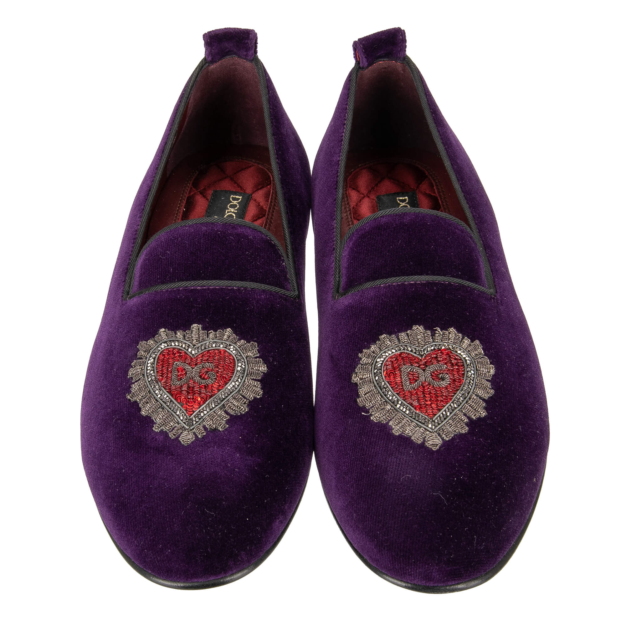 the Virgins heart logo loafer