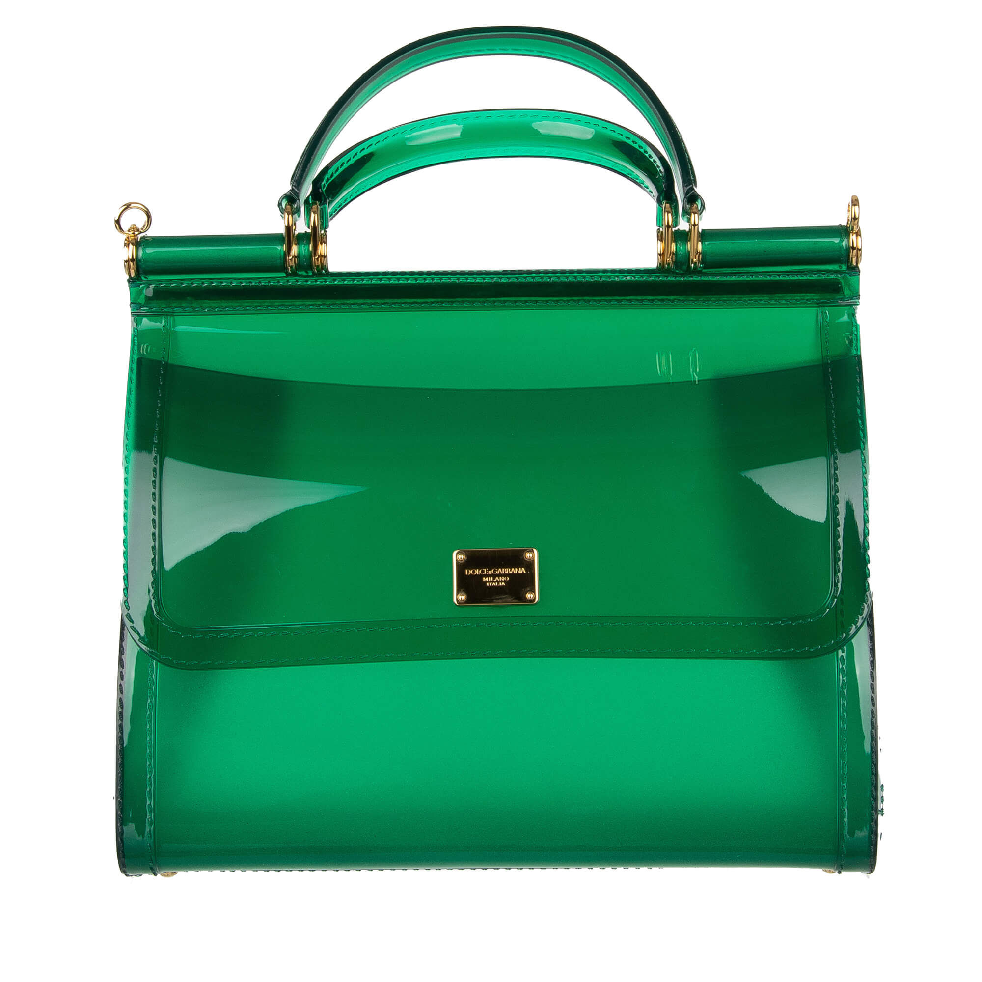 Totes bags Dolce & Gabbana - Sicily small bag in emerald green color -  BB6003A100187174