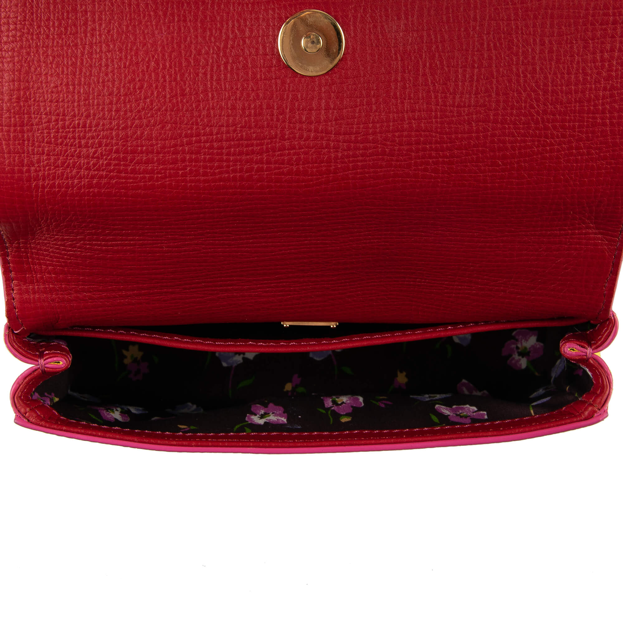 Dolce & Gabbana Leather Bag MISS SICILY Mini Green Red