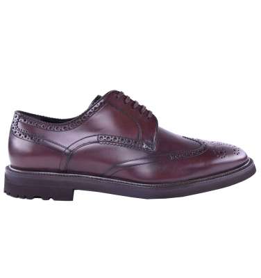 Classic Leather Budapest Business Shoes Brown