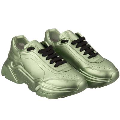 Leather Sneaker DAYMASTER Metallic Green 38 US 8