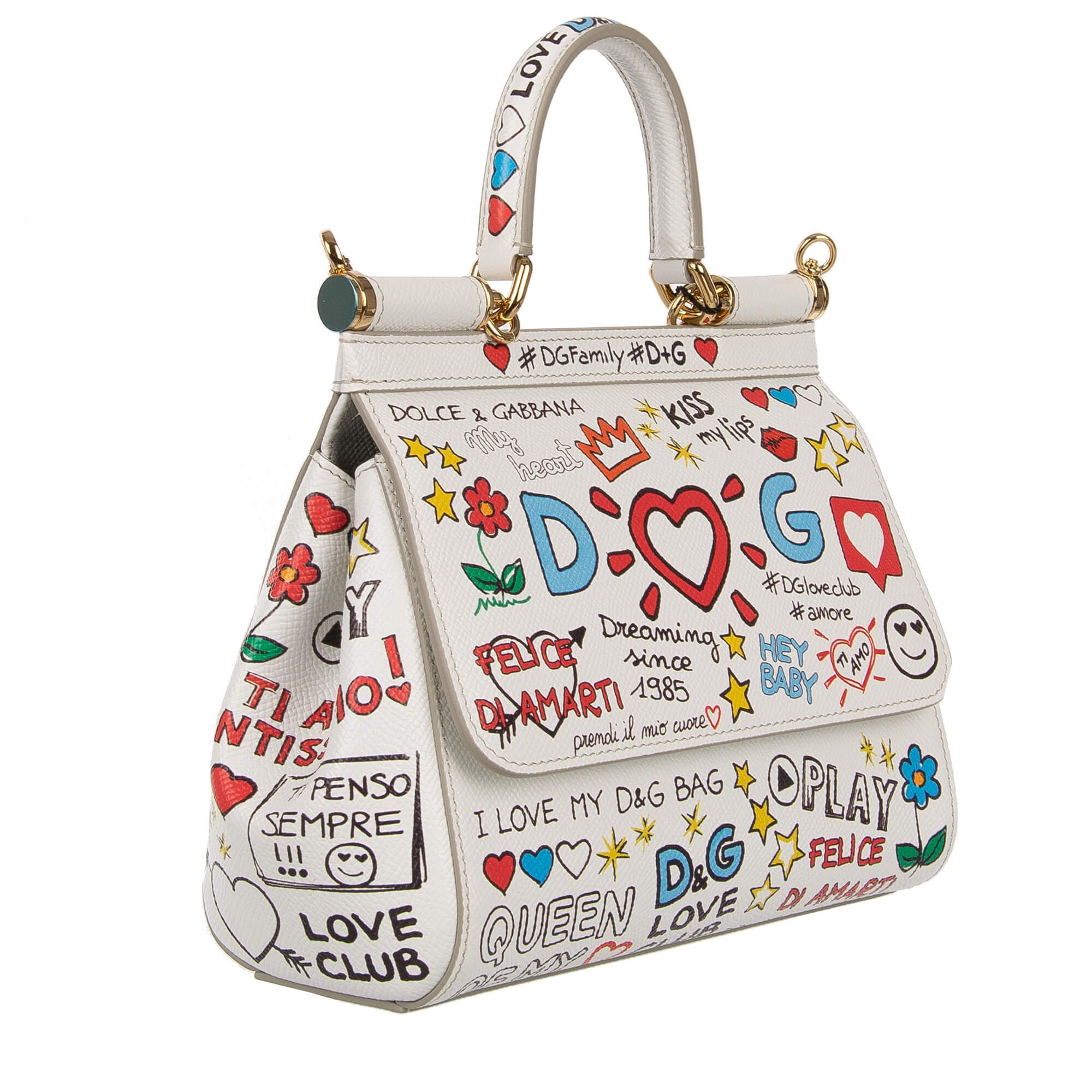 Dolce & Gabbana, Bags, New Dolce Gabbana Dauphine Morbi Stampa Tote