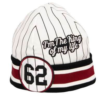 I'm The King of My Life Hat Beanie Red Blue Black S