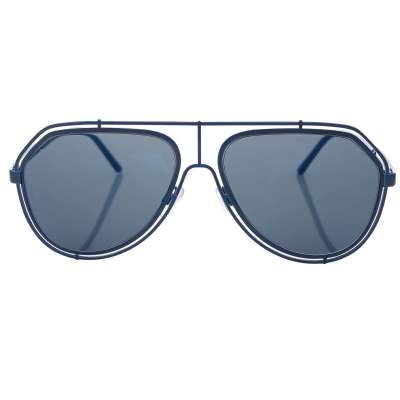 Pilot Style Metal Sunglasses DG 2176 Blue