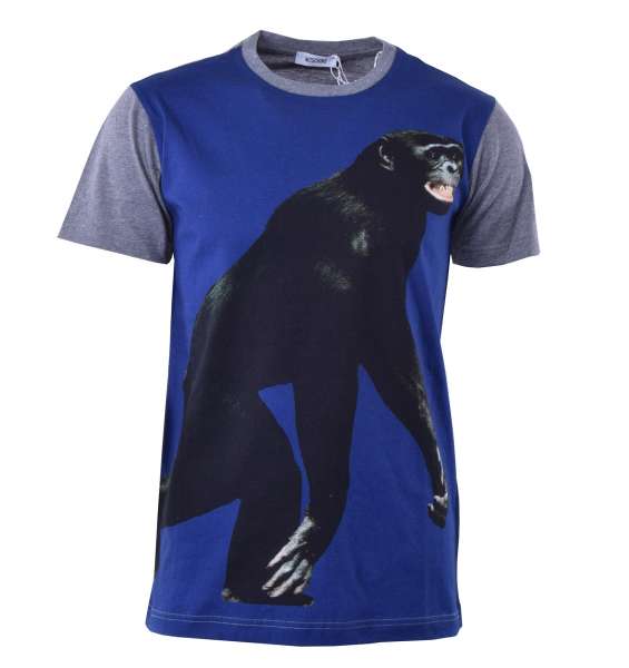 T-Shirt with monkey print and logo by MOSCHINO First Line