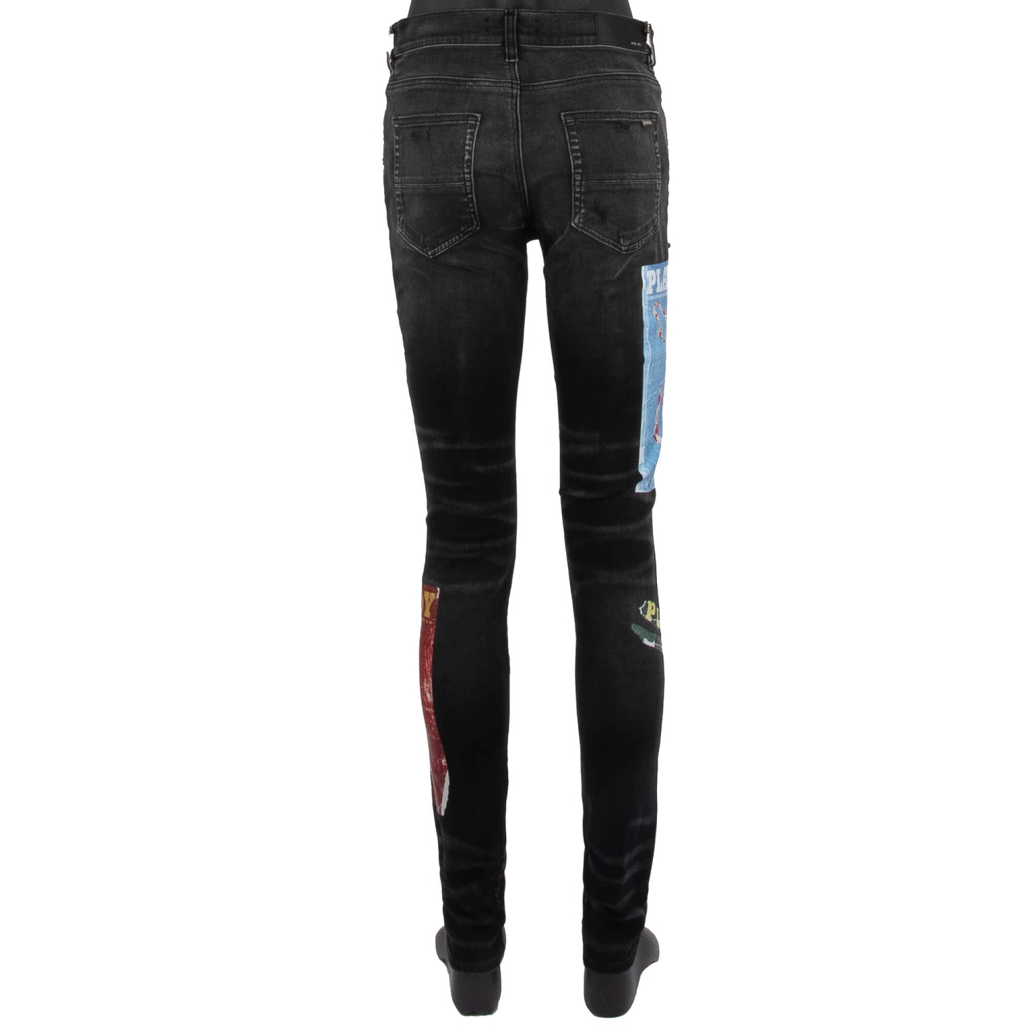 AMIRI プレイボーイロゴ デニム AMIRI×PLAYBOY MAGAZINE JEANS BLACK - メルカリ