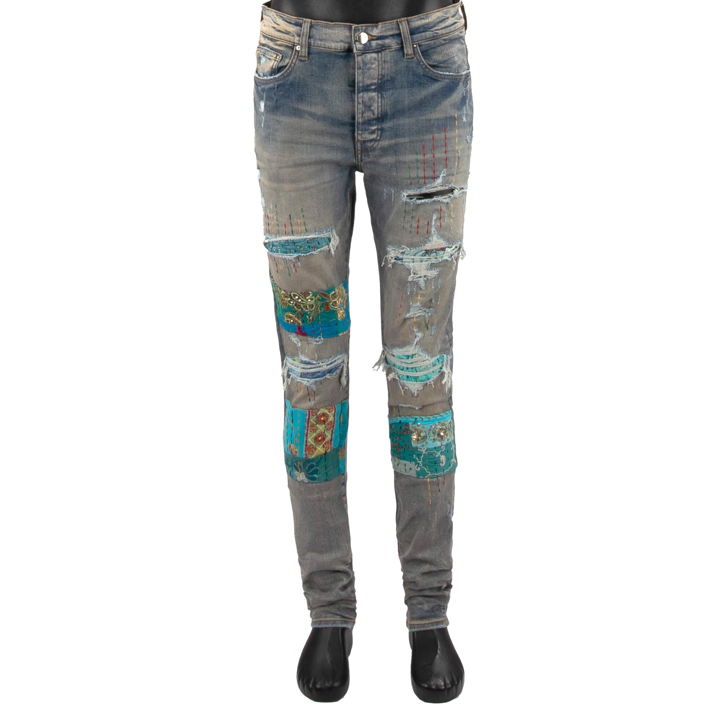 AMIRI-Quilted-Artpatch-Skinny-