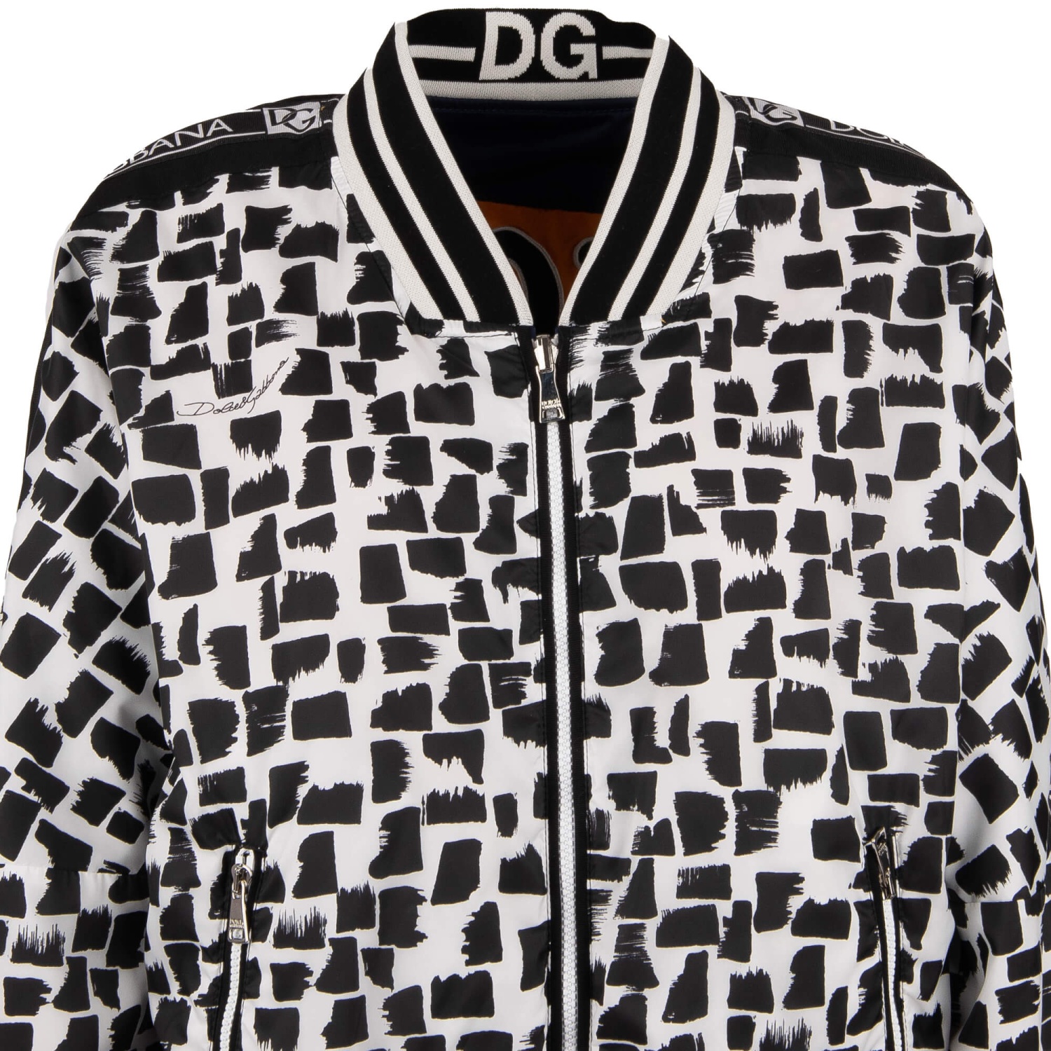 DOLCE & GABBANA Amore Crown Skull Heart Reversible Bomber Jacket