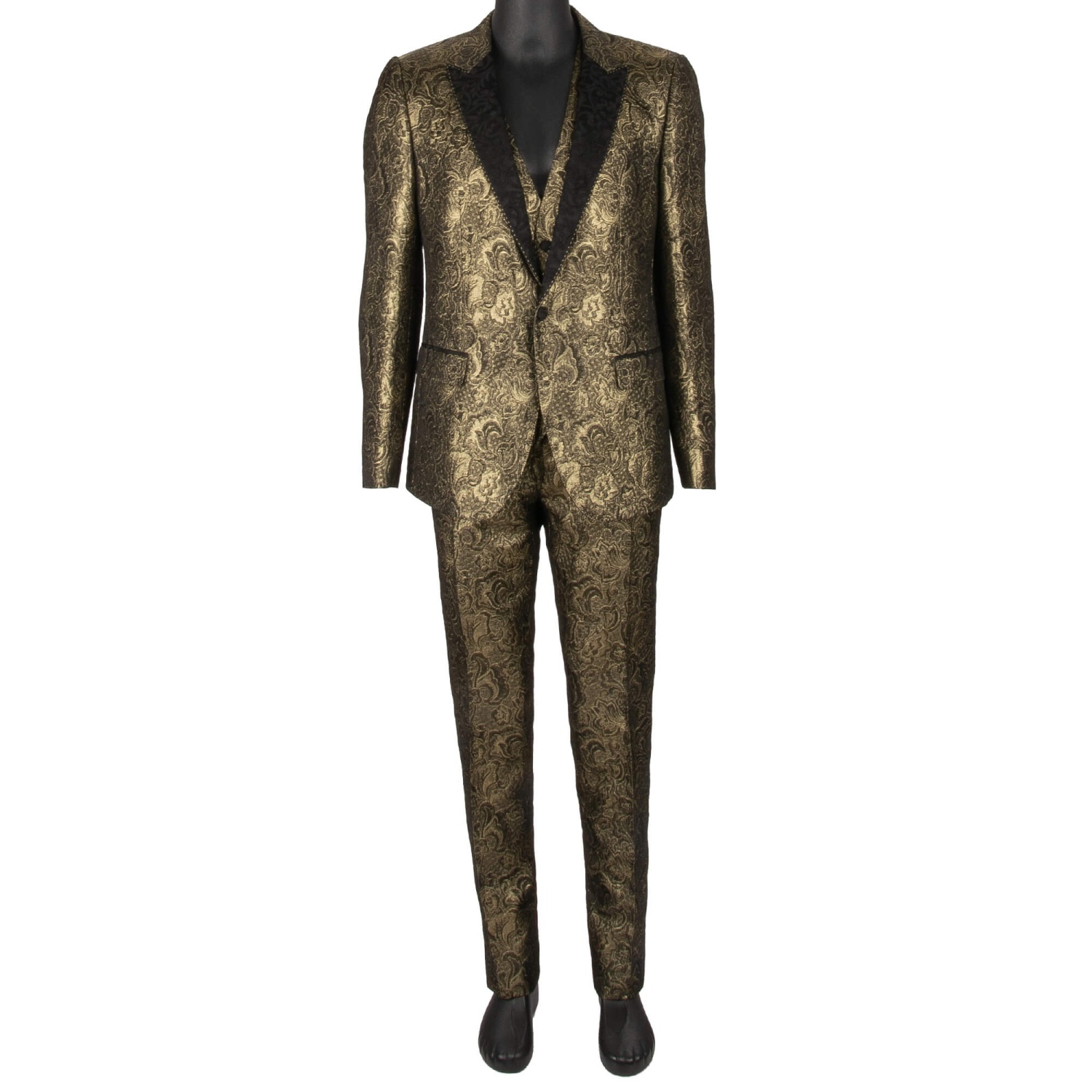 【VIP価格】DOLCE & GABBANA Baroque Jacket DOLCE & GABBANA Baroque Jacquard Velvet Tuxedo Jacket Blazer