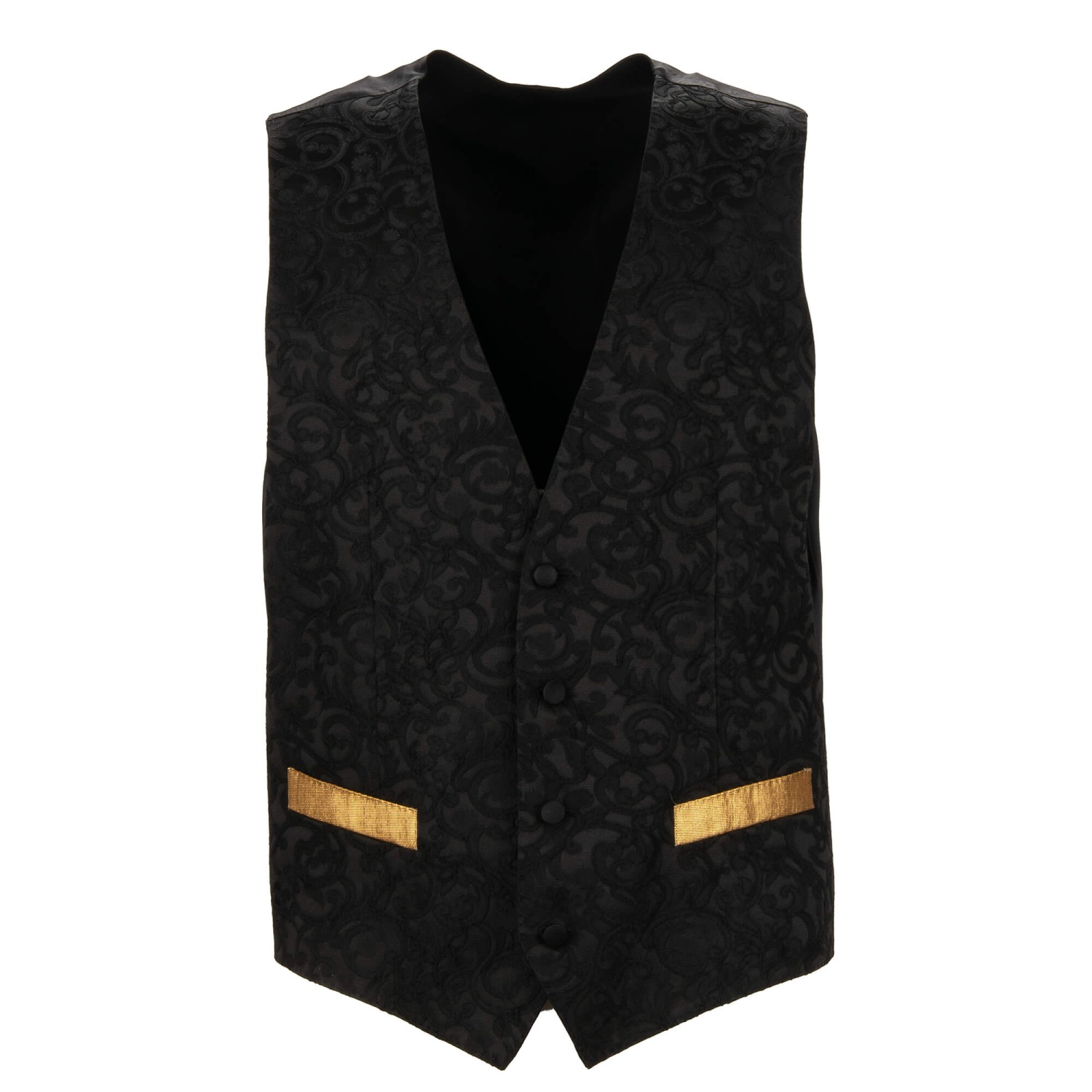 DOLCE & GABBANA Baroque Jacquard Tuxedo Blazer Jacket Black