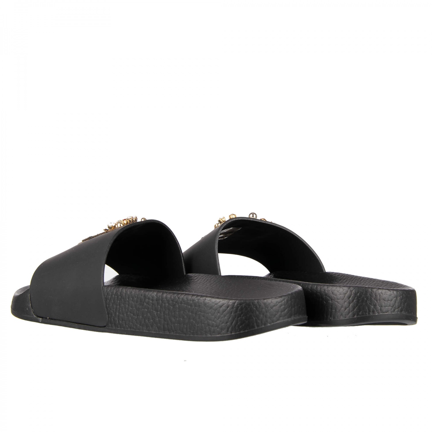 Blackのメンズ カーフスキン サンダル | Dolce&Gabbana®