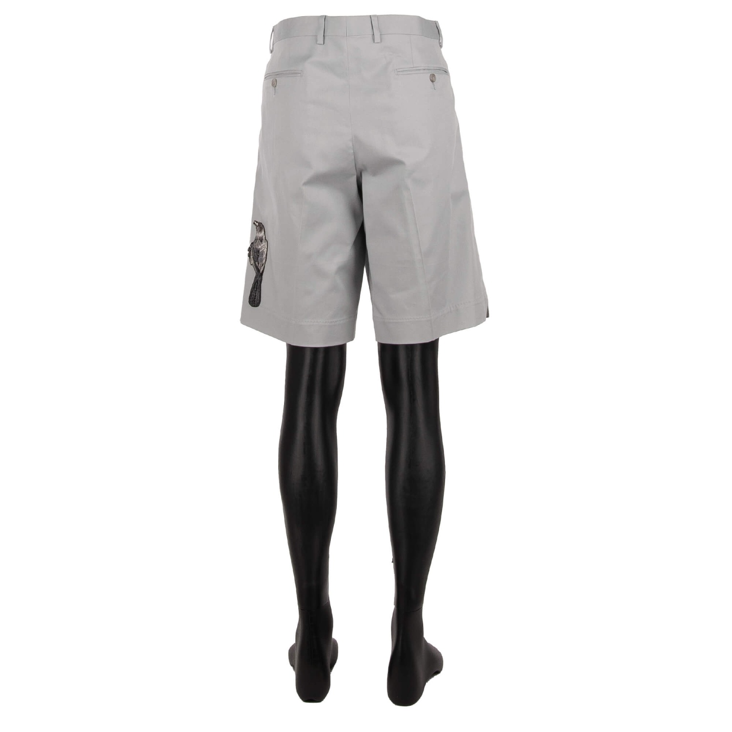 【関送込】DOLCE & GABBANA◆COTTON SHORTS Stretch cotton shorts with DG embroidery in Black for Men