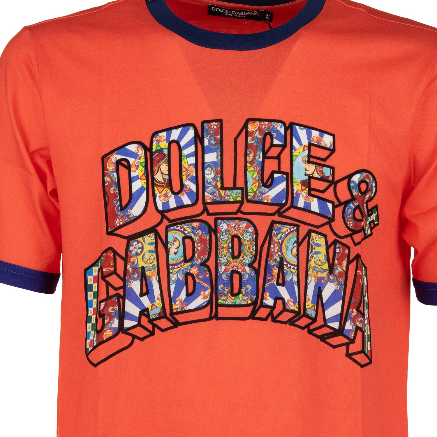 DOLCE & GABBANA 長袖シャツ オレンジ DOLCE & GABBANA 長袖シャツ オレンジ