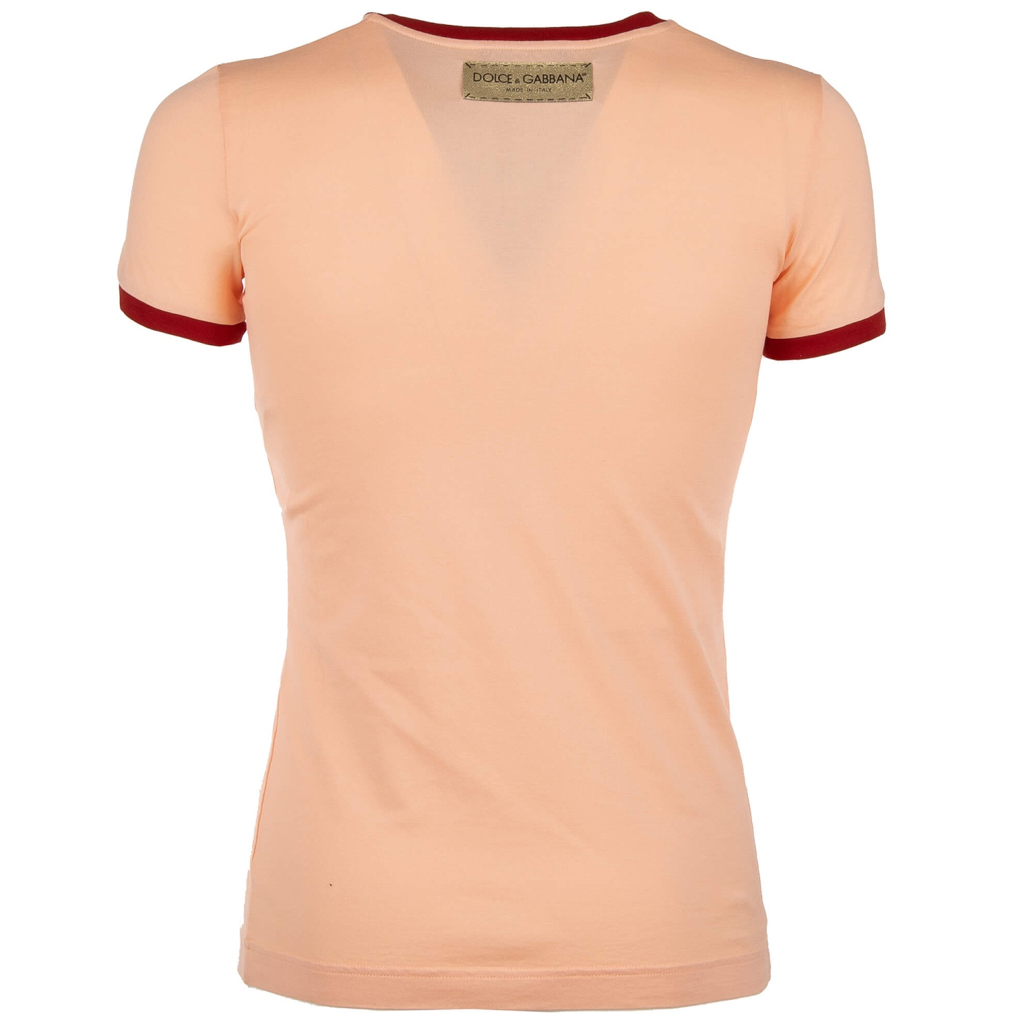DOLCE & GABBANA Cotton T-Shirt with D&G is D&G Logo Print