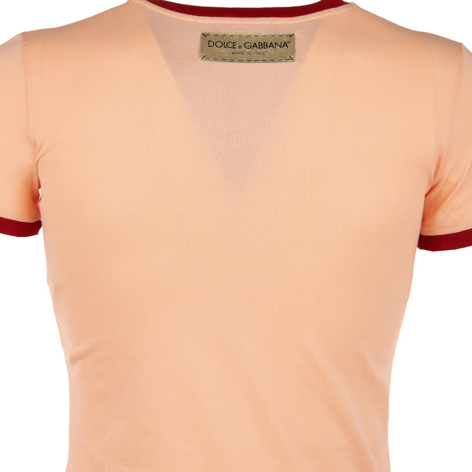 DOLCE & GABBANA Cotton T-Shirt with D&G is D&G Logo Print
