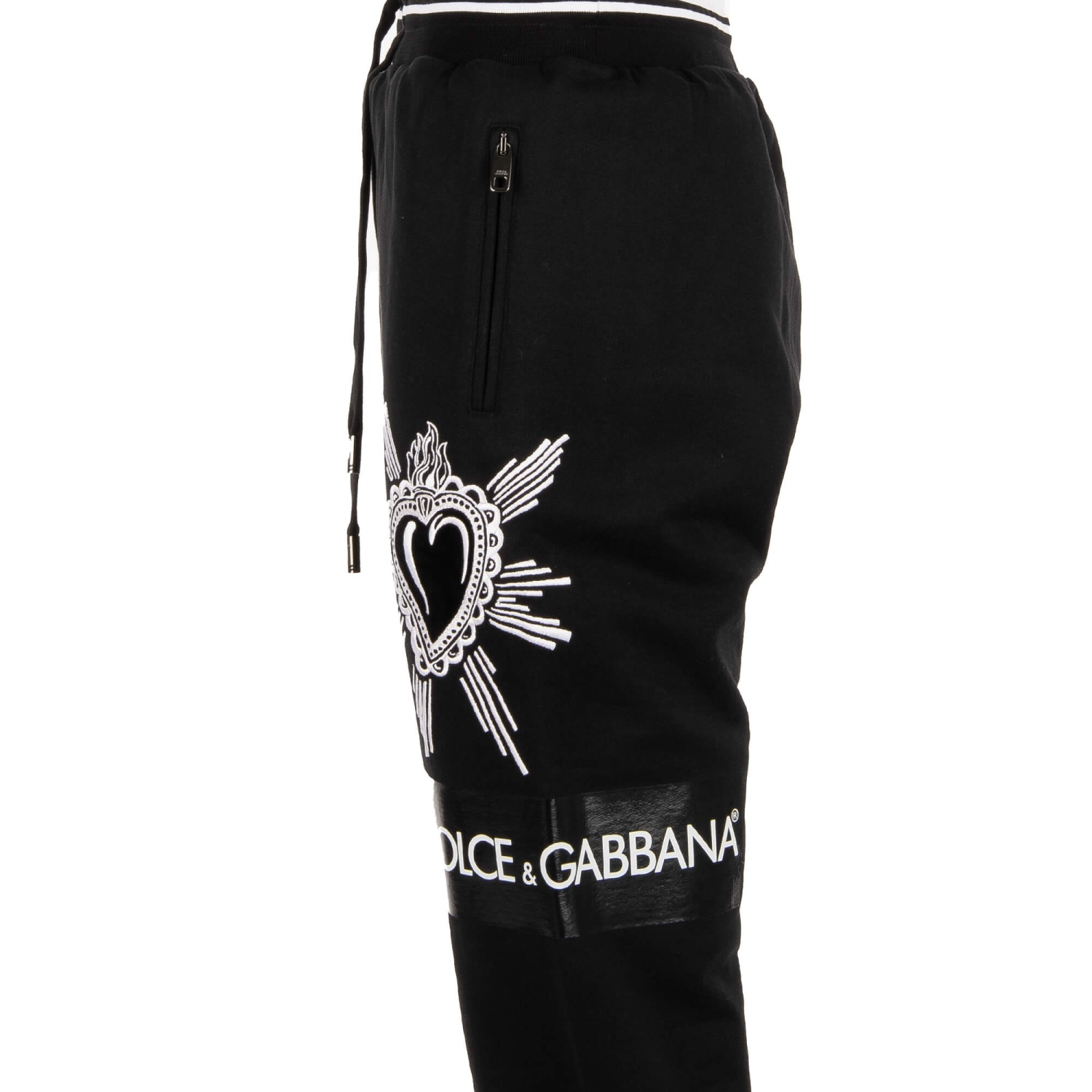 【送料込】 GABBANA & DOLCE Cotton Heart Sacred with Pants Jogging Track パンツ