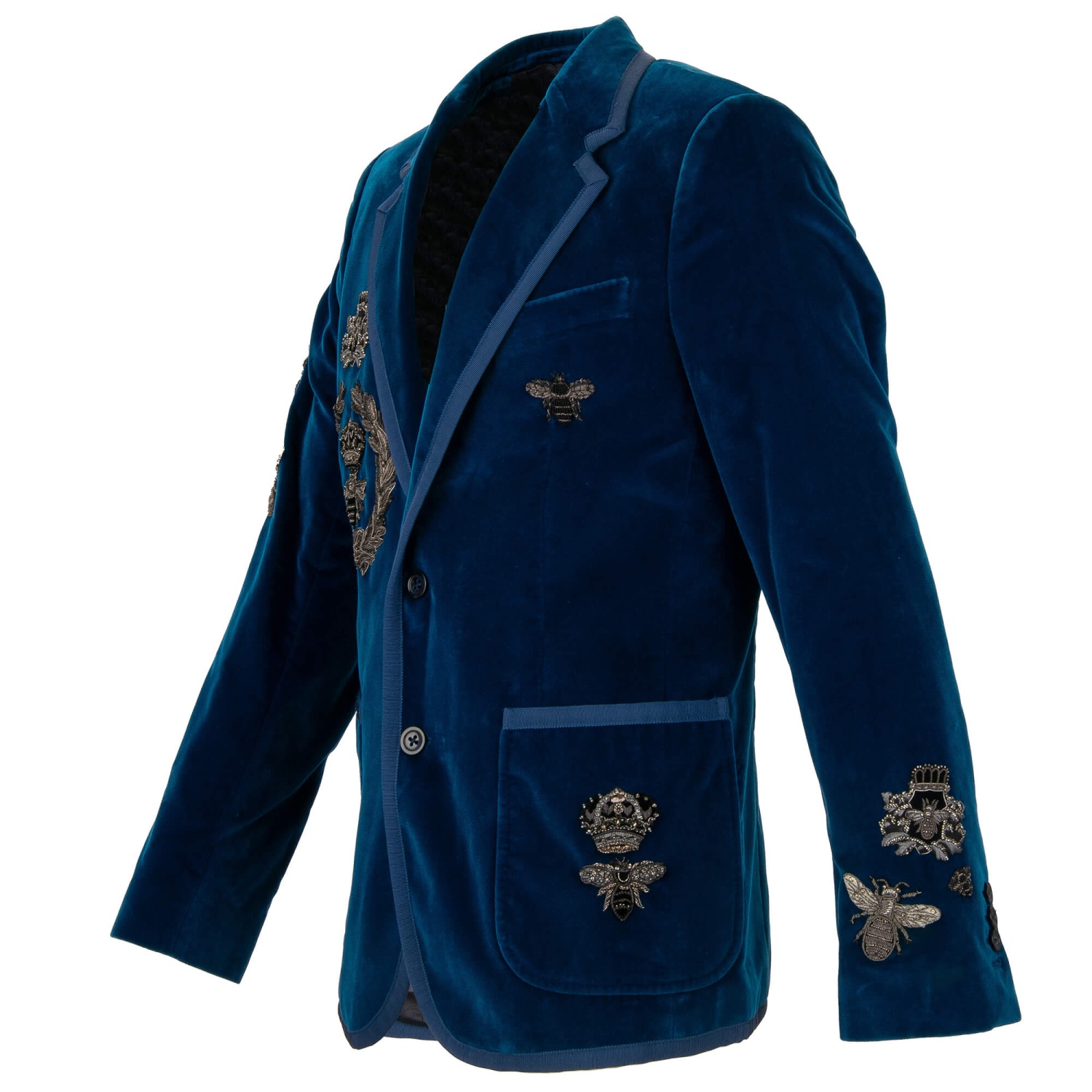 ジャケット DOLCE & GABBANA Black Velvet Blazer Dolce&Gabbana Velvet Cropped Blazer Jacket | Saks Fifth Avenue