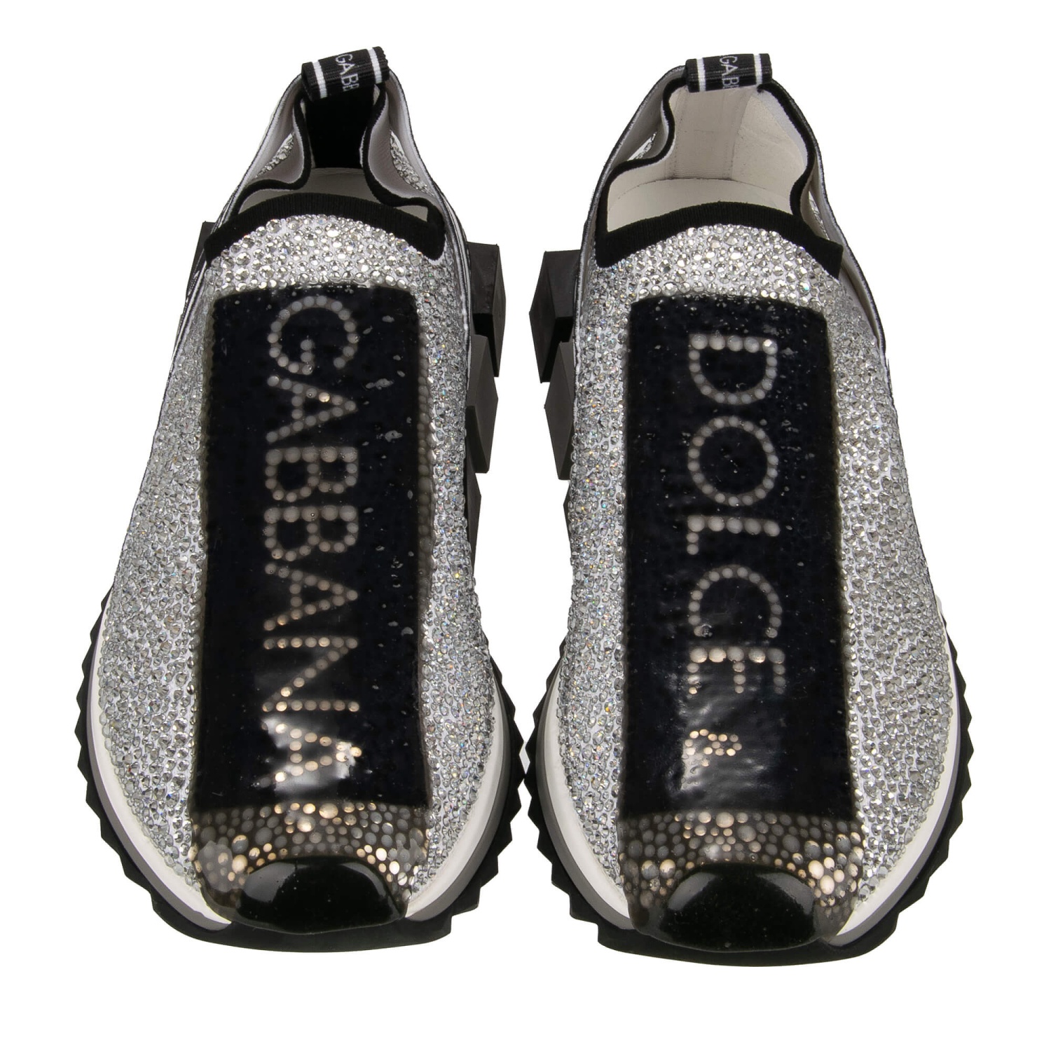 愛用 DOLCE-GABBANA-Crystal-DG-Logo- 靴