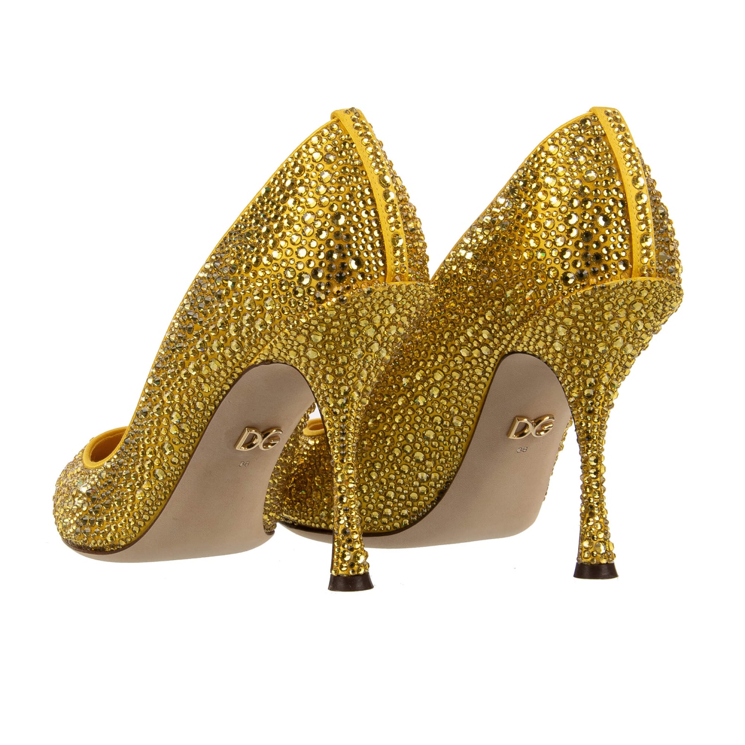 Dolce & Gabbana Cleavage Crystal Court Shoes Heels Shoes