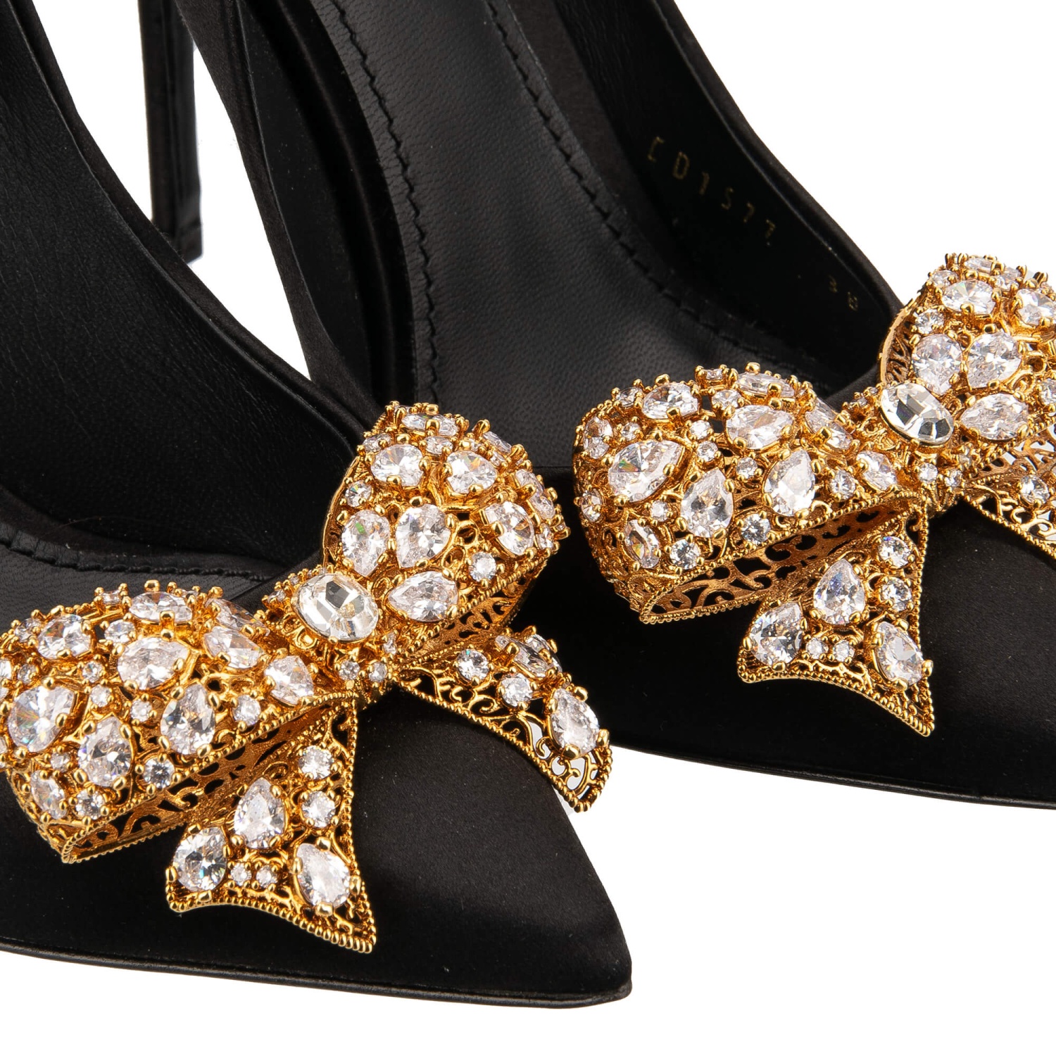 パンプス DOLCE & GABBANA Black Leather Devotion 75 Pumps DOLCE & GABBANA Leather Pearl Devotion Buckle Pumps LORI