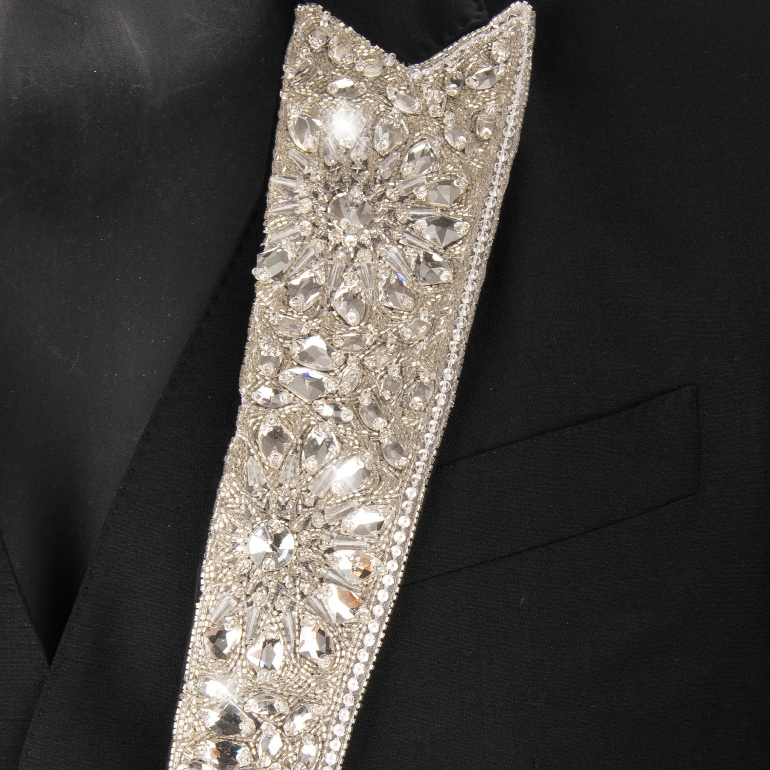 DOLCE & GABBANA Crystal Pearl 3 Piece MARTINI Suit Jacket