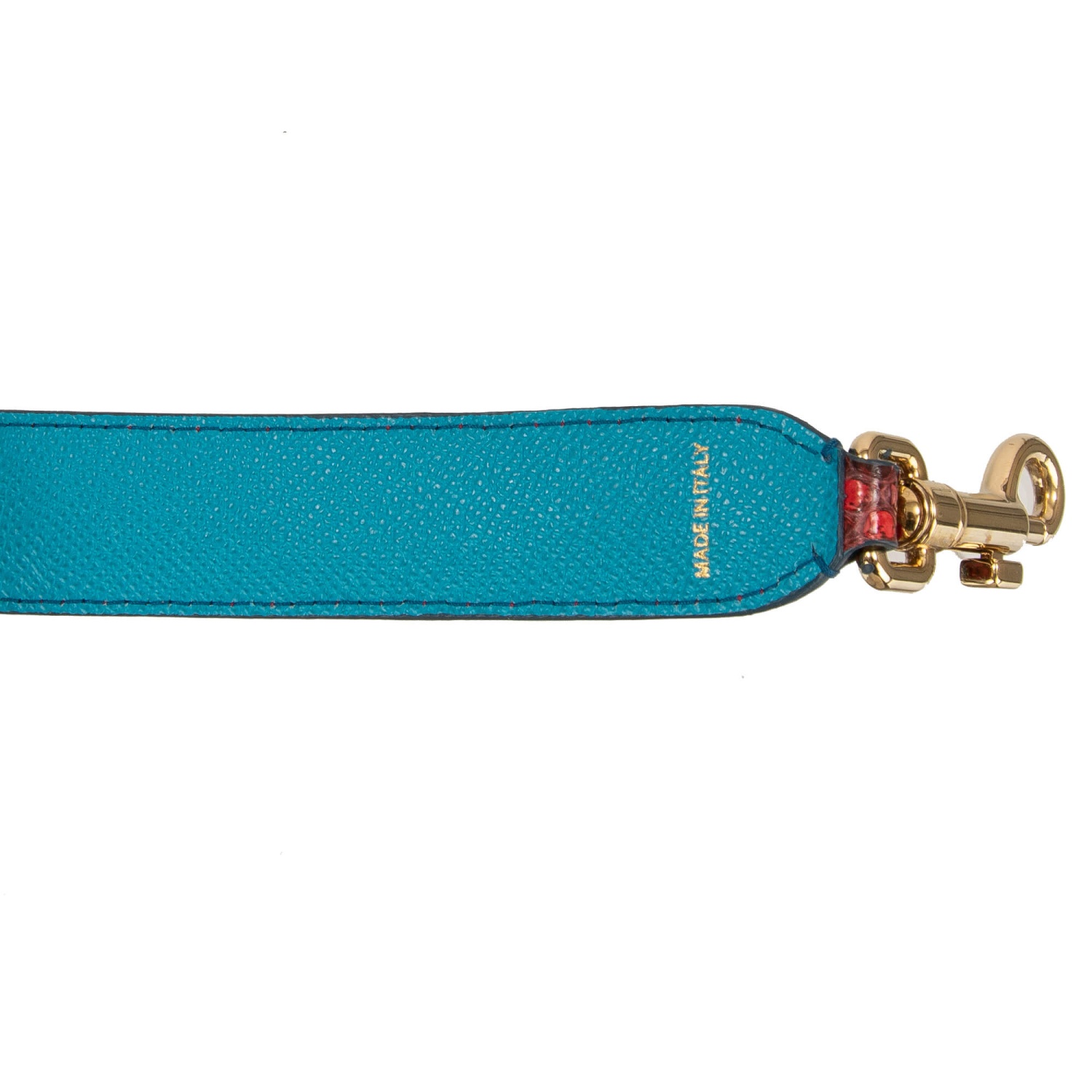 DOLCE & GABBANA Crystal Studs Snake Leather Bag Strap Handle