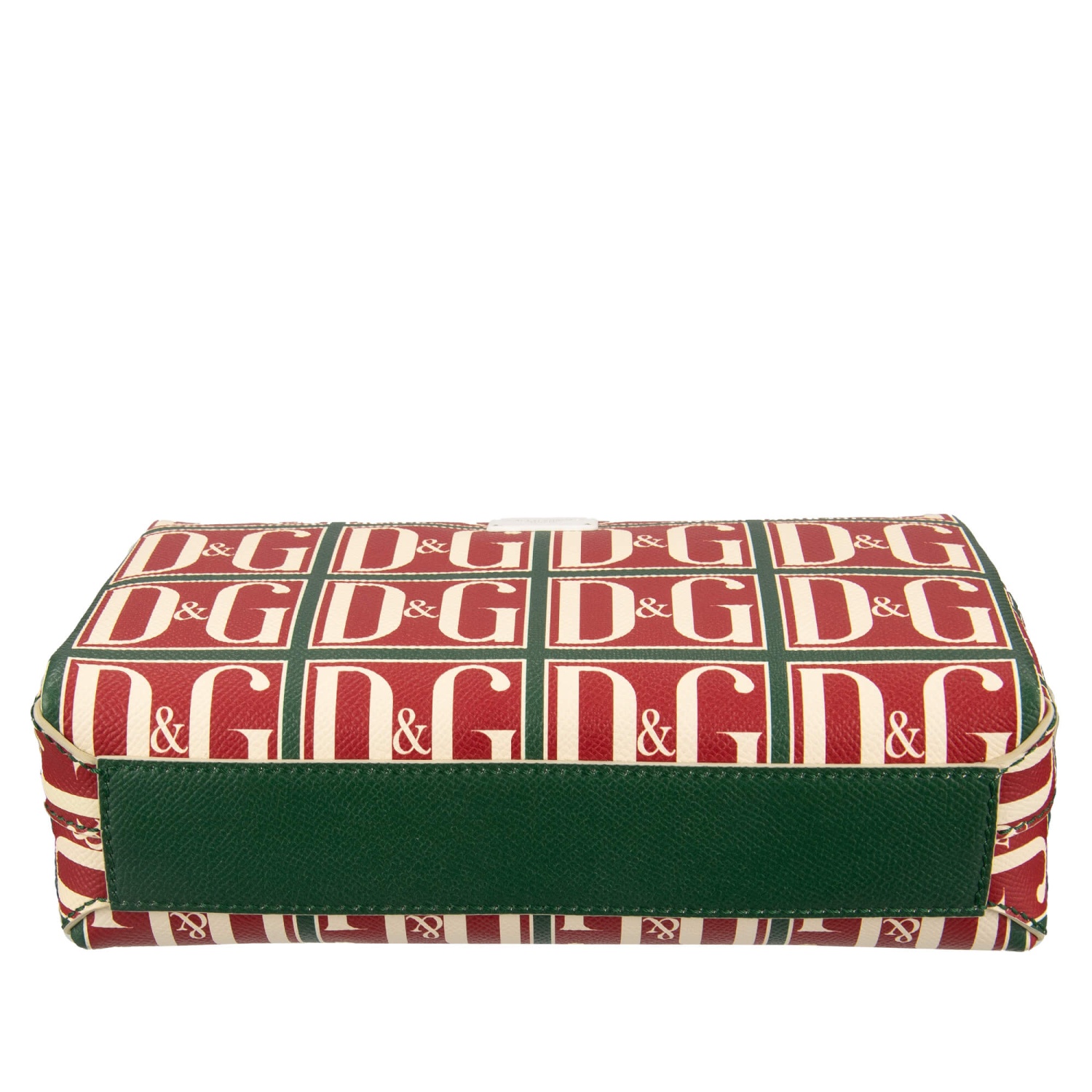 DOLCE & GABBANA DGロコホリッシュハンフス CD1846A1037 80999 DOLCE & GABBANA D&G Monogram Print Dauphine Leather Waist