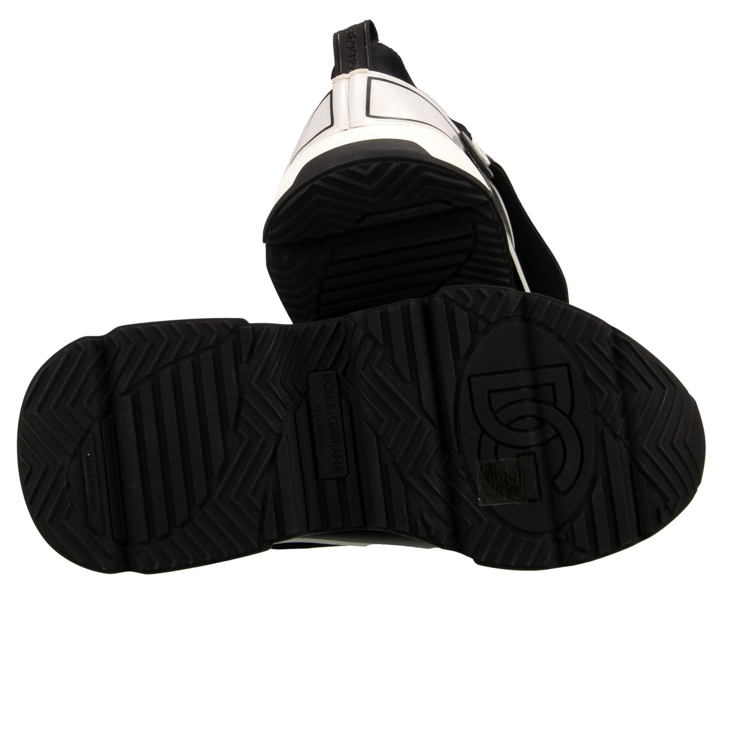 DOLCE & GABBANA DAYMASTER DG Logo Low-Top Slip On Leather Sneaker