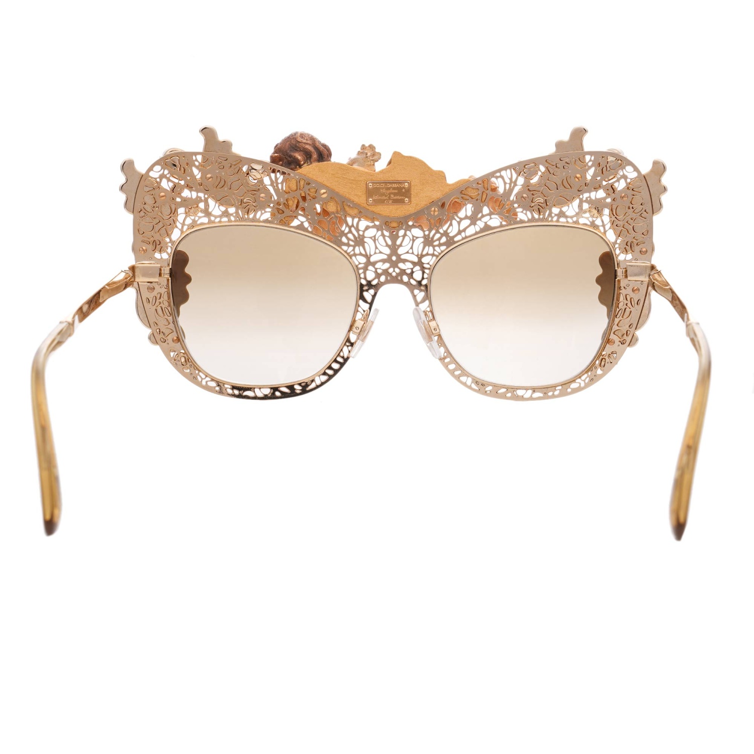 DOLCE GABBANA DG 2219 Filigree Crystal Baroque Angel Sunglasses
