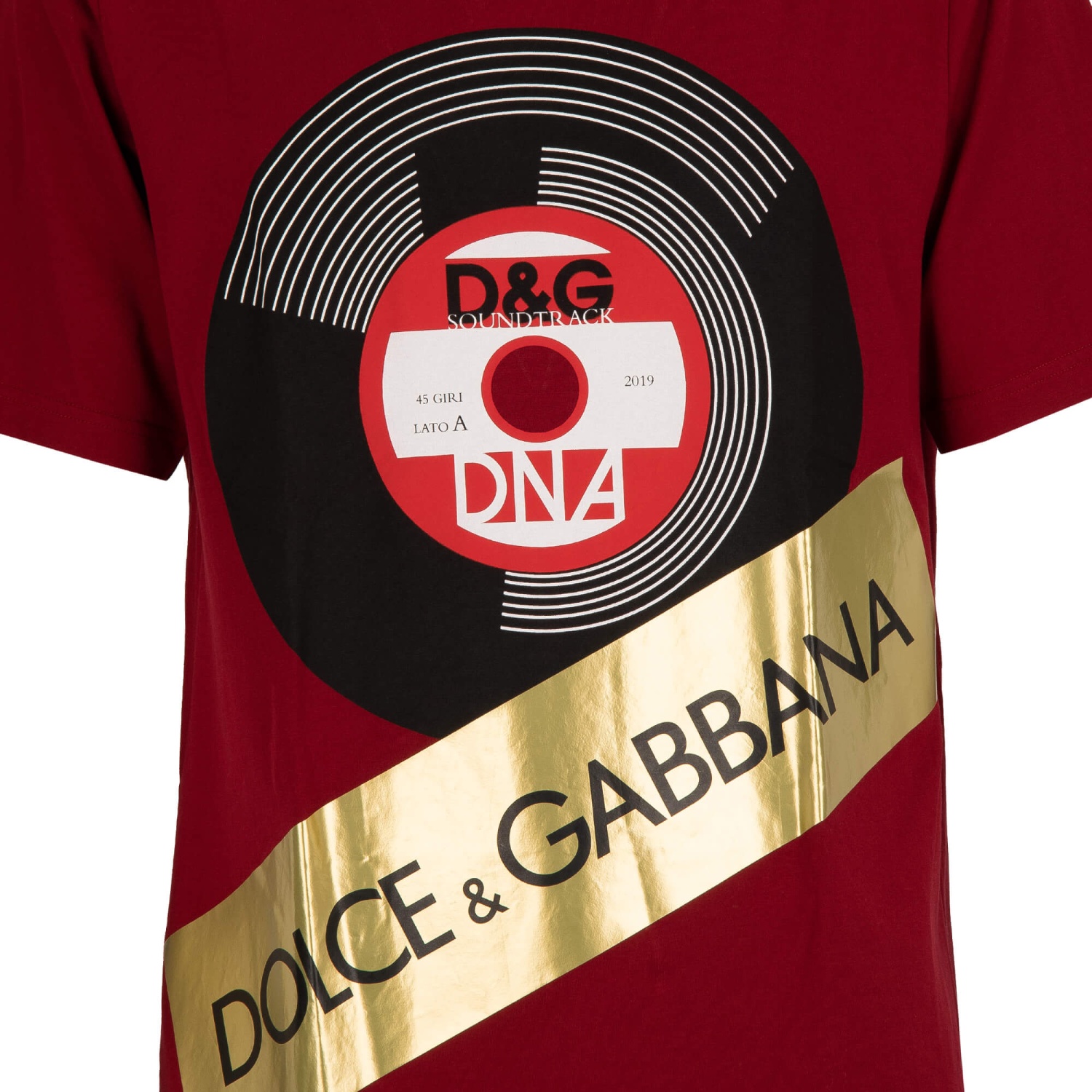 超大特価 DOLCE-GABBANA-DG-DJ-Plate-Logo Tシャツ/カットソー(半袖/袖なし)