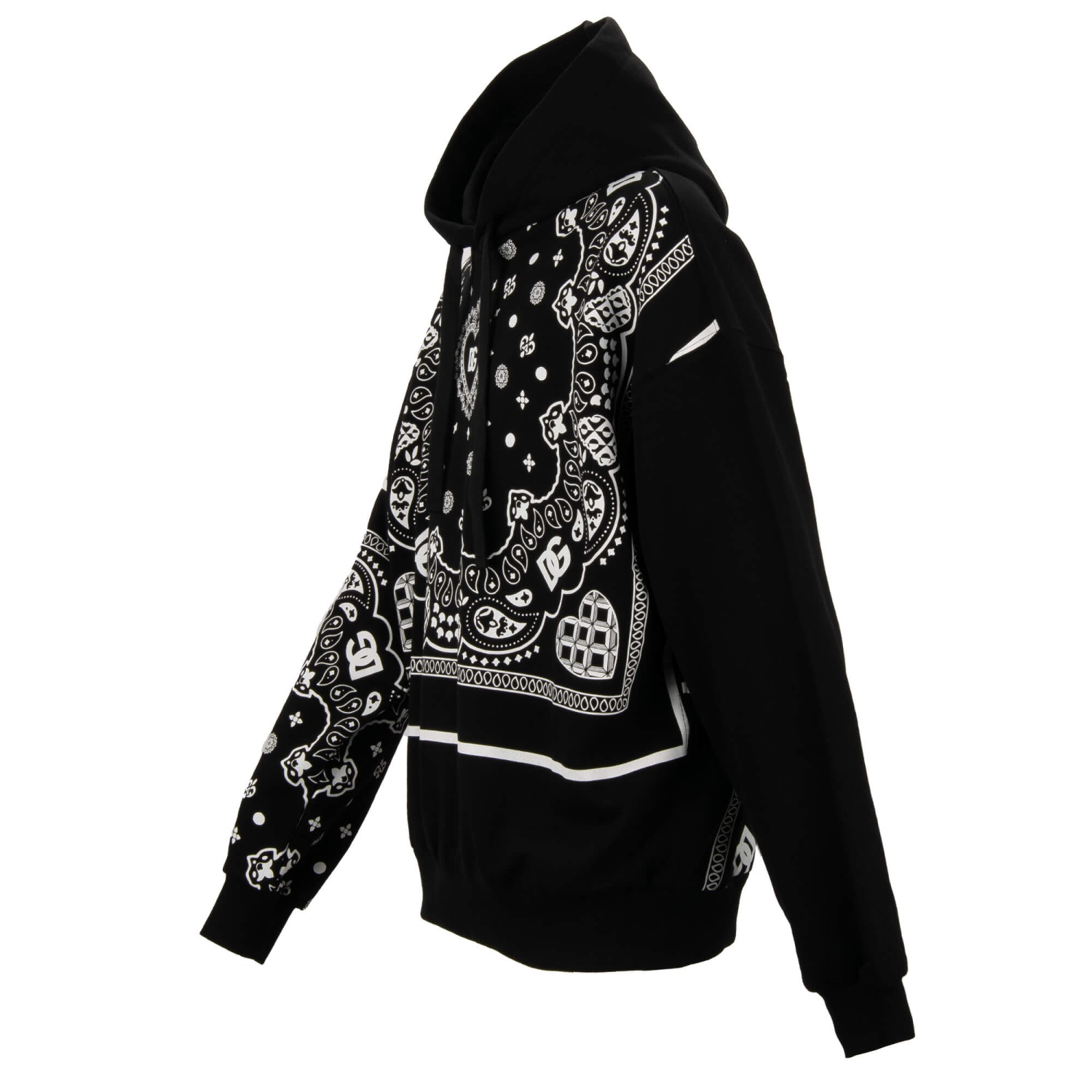 DOLCE & GABBANA DG Heart Logo Bandana Sweater Sweatshirt Hoody