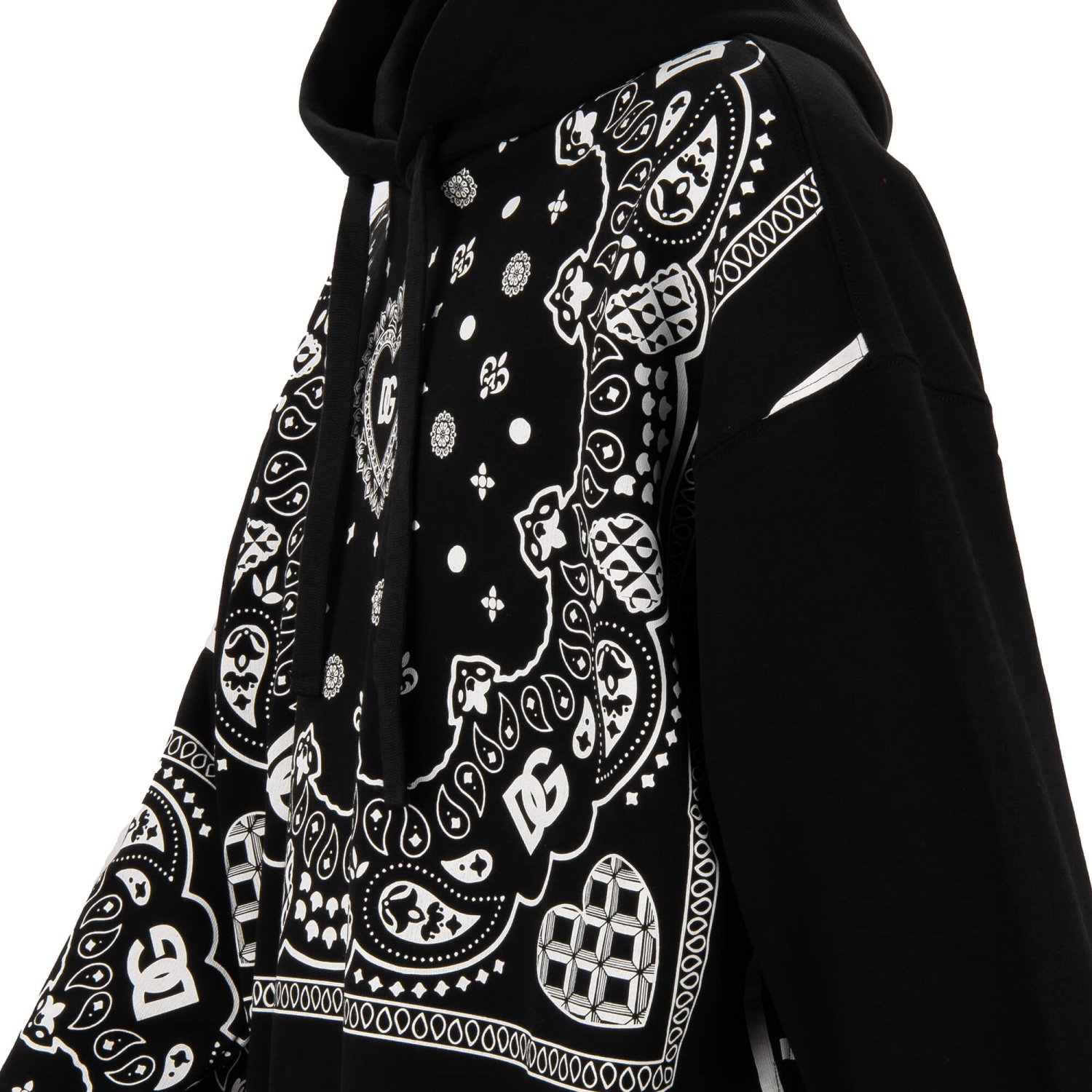 DOLCE & GABBANA DG Heart Logo Bandana Sweater Sweatshirt Hoody