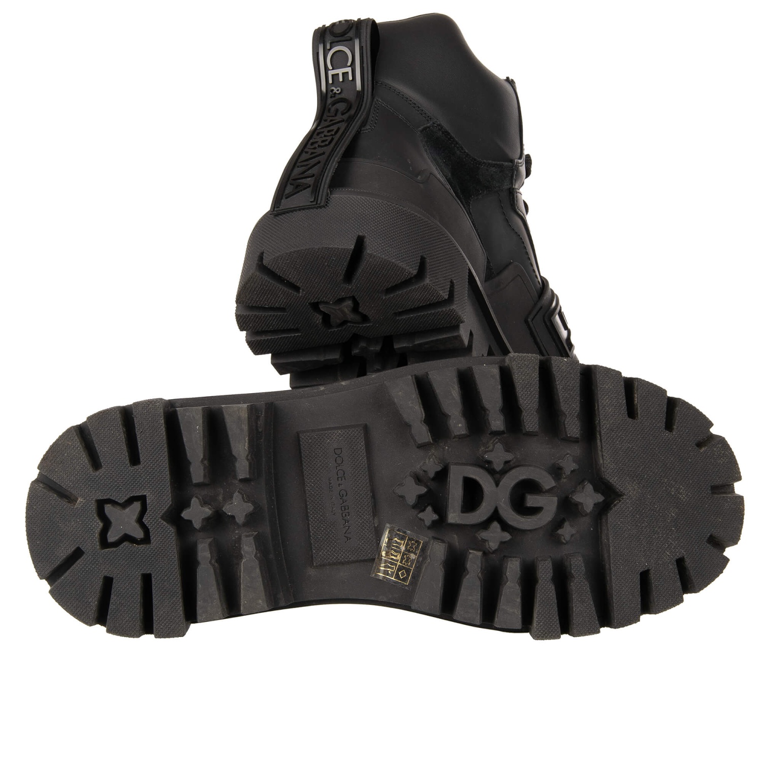 【関税＆送料込み】Dolce & Gabbana Black Boots dolce-gabbana-hi-trekking-