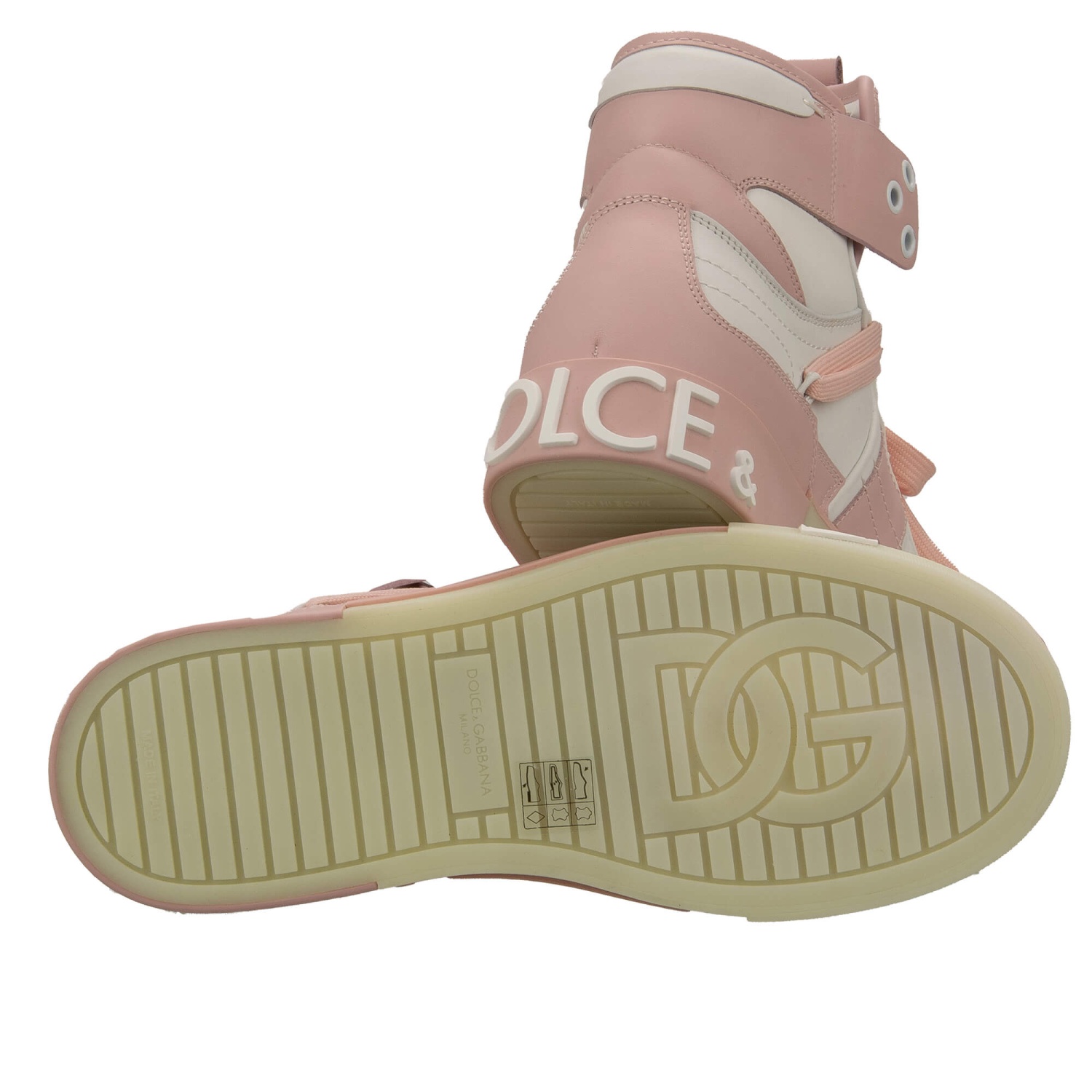 DOLCE & GABBANA DG Logo High Top Sneaker Shoes PORTOFINO DOLCE & GABBANA DG Logo High Top Sneaker Shoes PORTOFINO