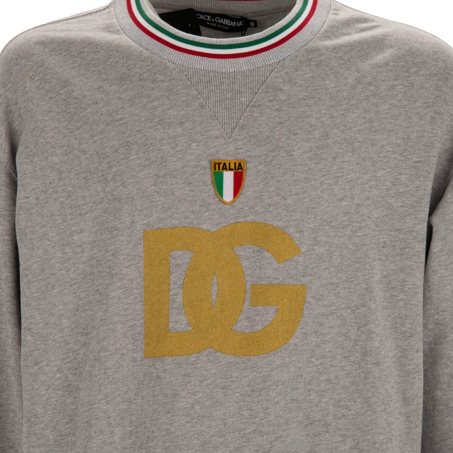 DOLCE & GABBANA DG Logo Italien Oversize Pullover Sweater
