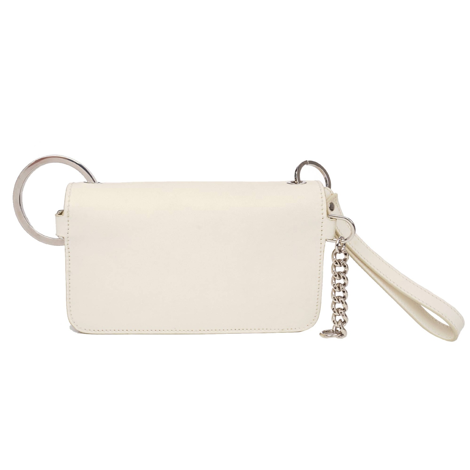 DOLCE & GABBANA DG Logo Leather Crossbody Chain Handle Bag