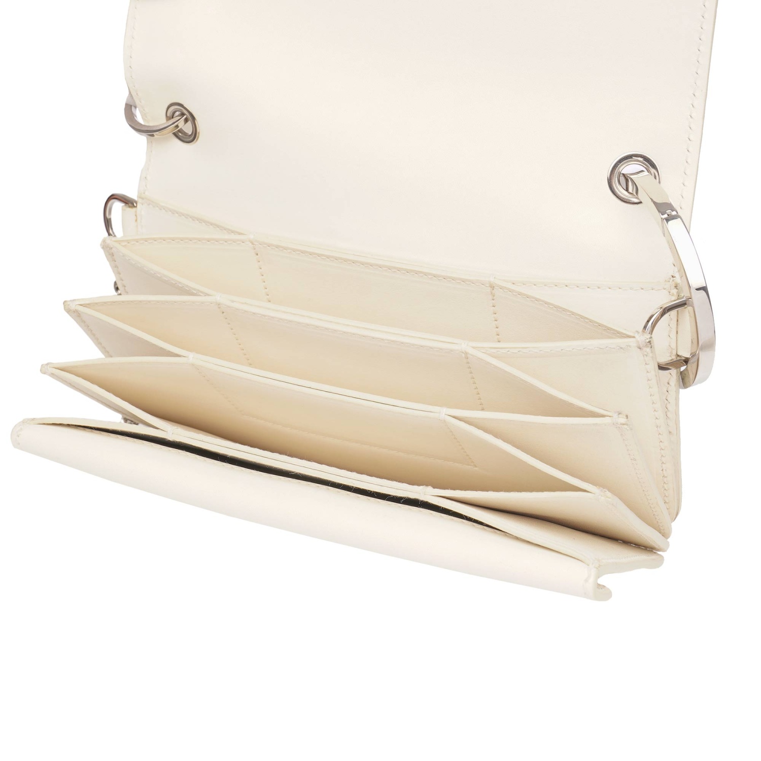 DOLCE & GABBANA DGロコハックルヘルト BE1447AW576 80002 Calfskin belt with DG logo in White for Women