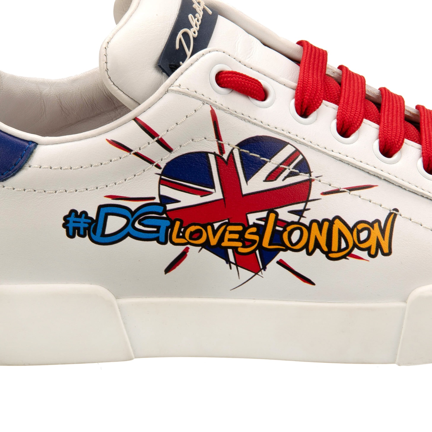 DOLCE & GABBANA DG Logo Loves London Low-Top Sneaker Shoes