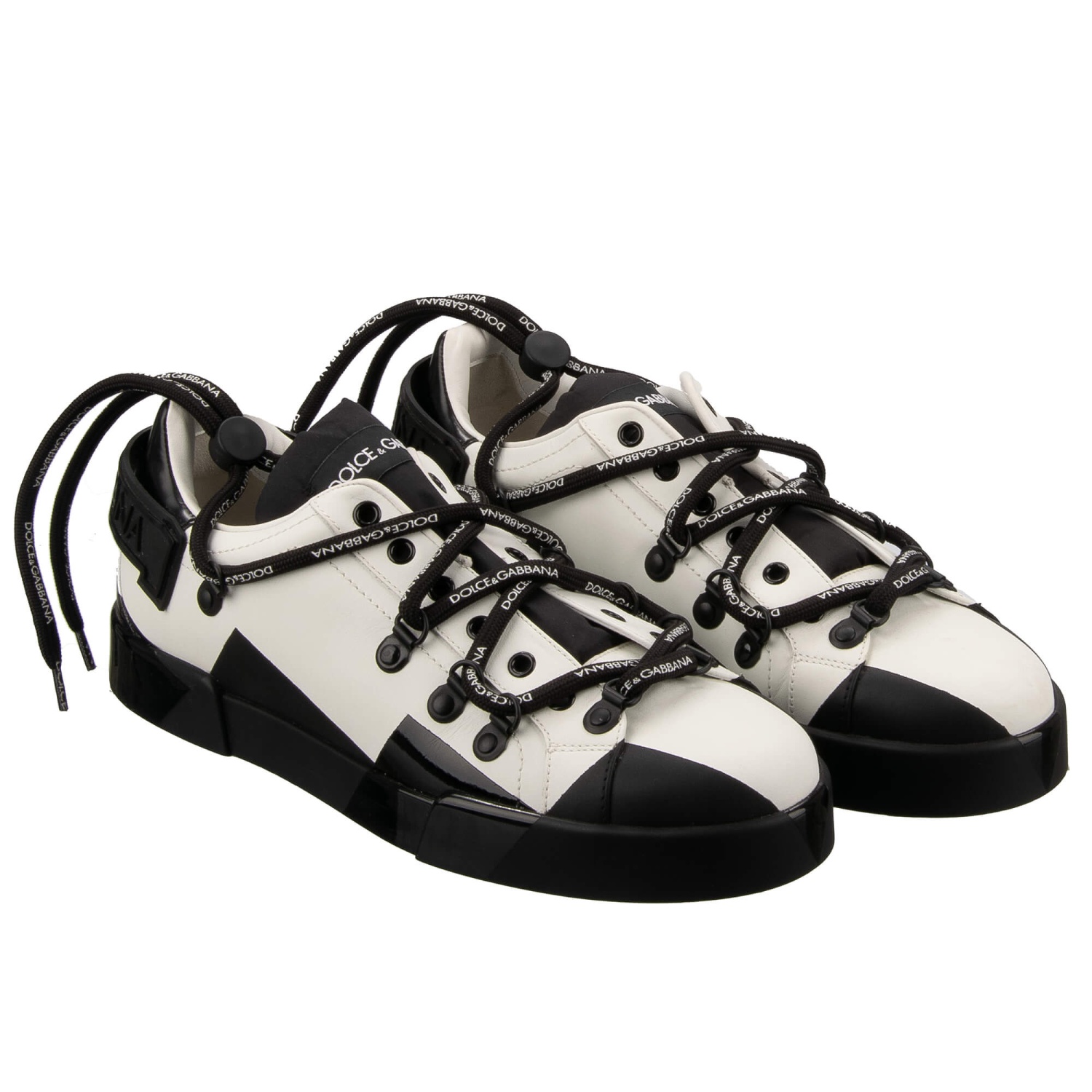 DOLCE&GABBANA ロゴ Portofino ロートップスニーカー DOLCE & GABBANA Low-Top Sneaker Shoes PORTOFINO Light Logo