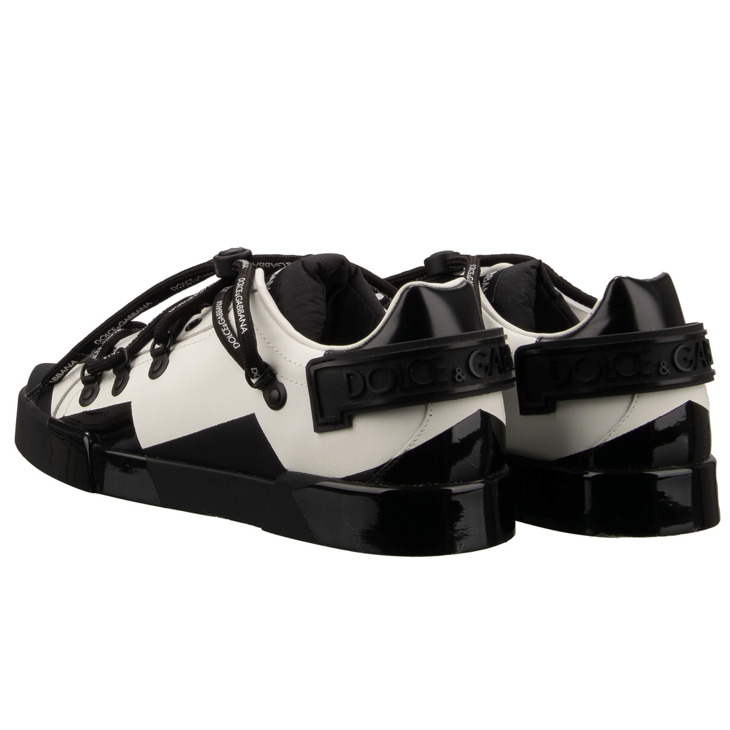 DOLCE & GABBANA DG Logo Low-Top Leather Sneaker PORTOFINO