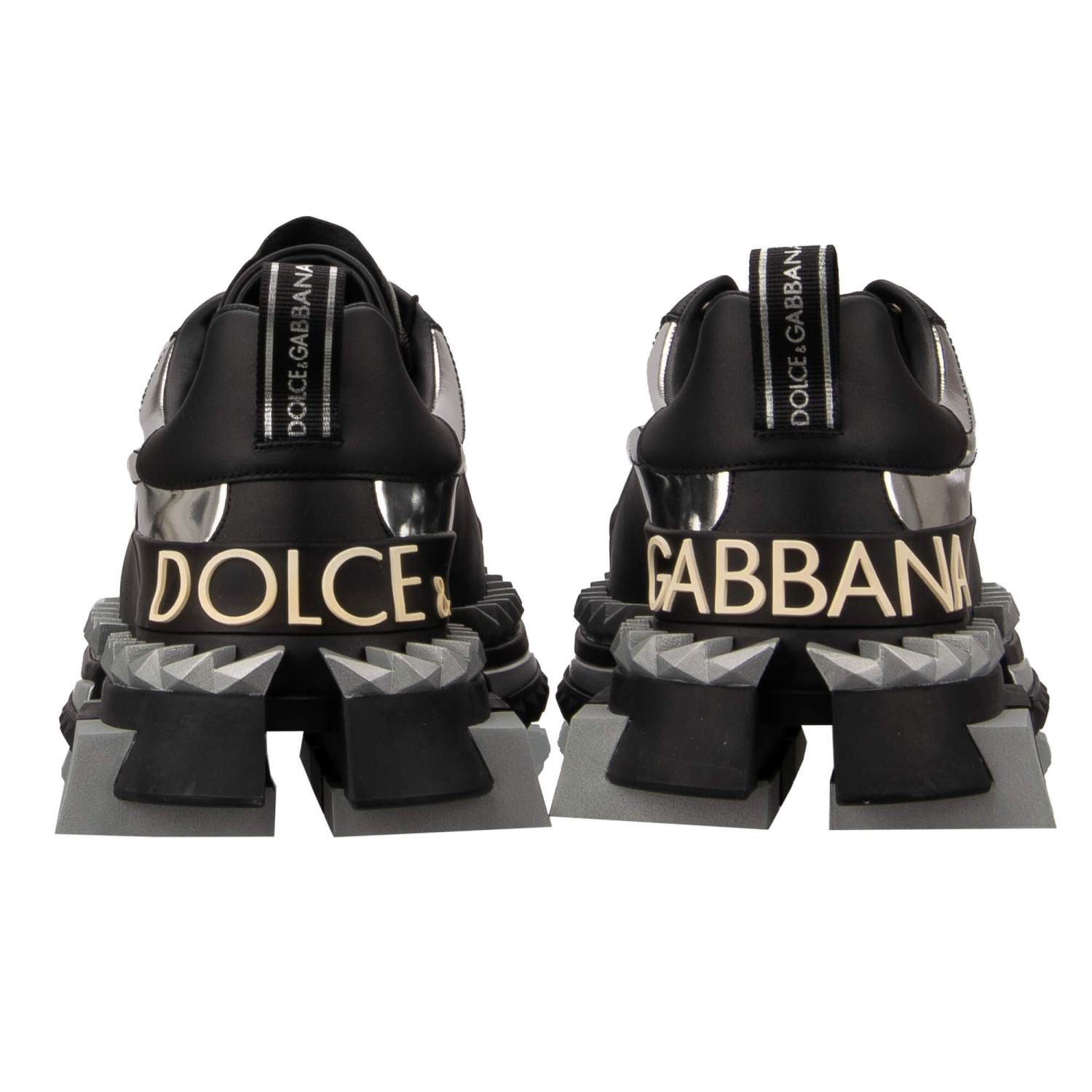 DOLCE & GABBANA DG Logo Low-Top Leather Sneaker Shoes SUPER