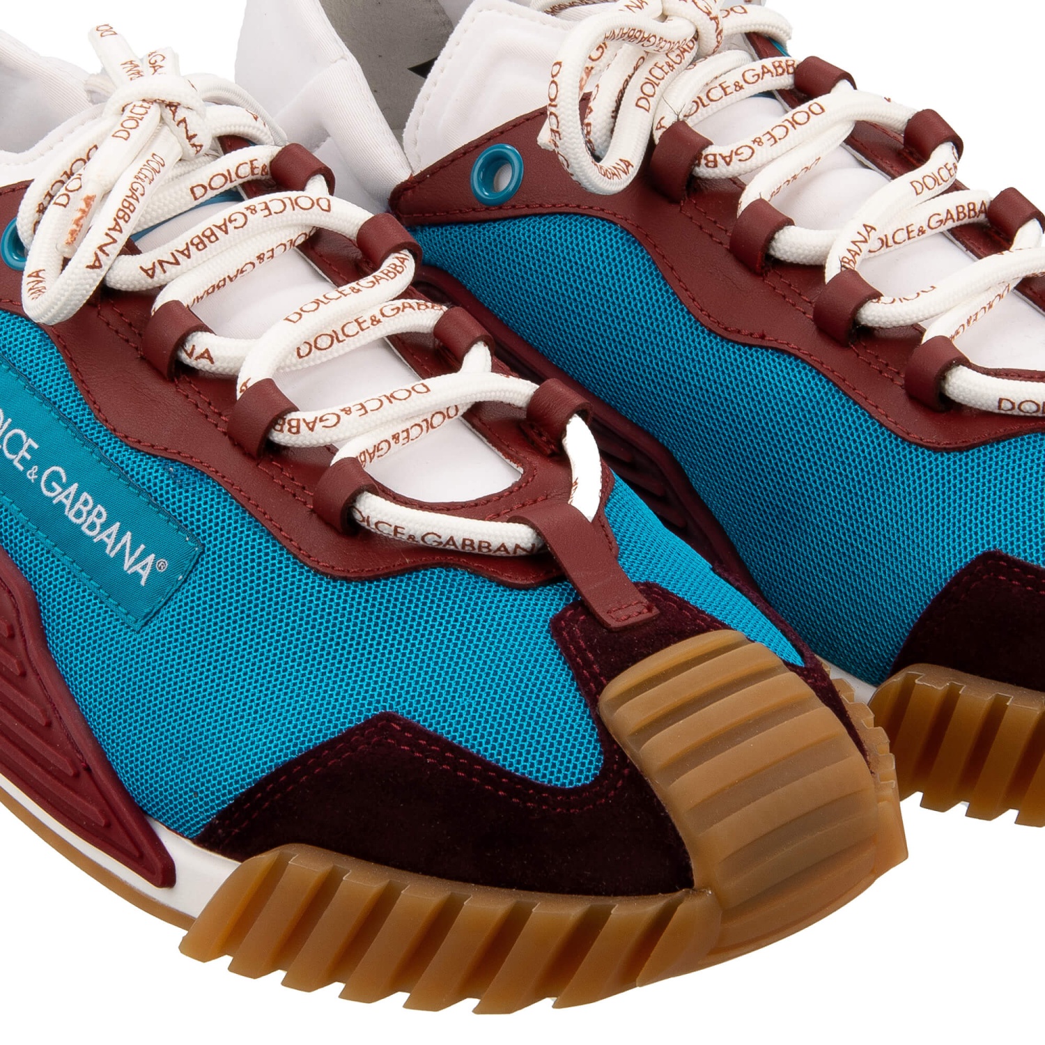 DOLCE & GABBANA DG Logo Low-Top Men Sneaker Shoes NS1 Blue