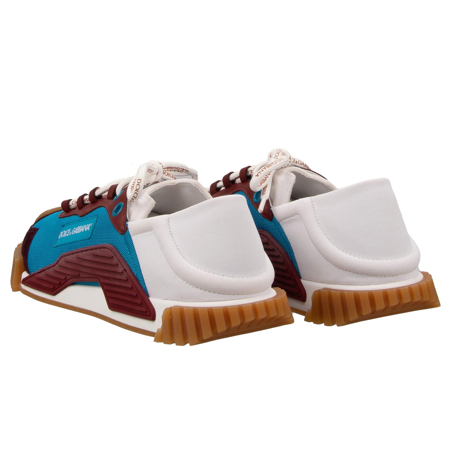 Dolce & Gabbana NS1 スニーカー DGロゴ 本革レザー ブラウン DOLCE & GABBANA DG Logo Low-Top Men Sneaker Shoes NS1 Blue