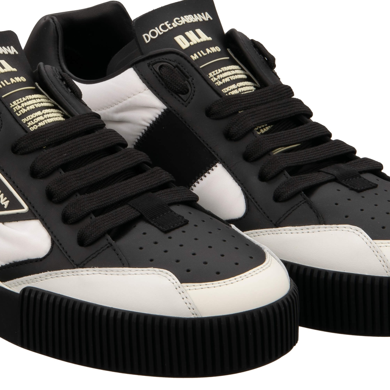 DOLCE & GABBANA DG Logo Low-Top Leder Sneaker Schuhe NEW