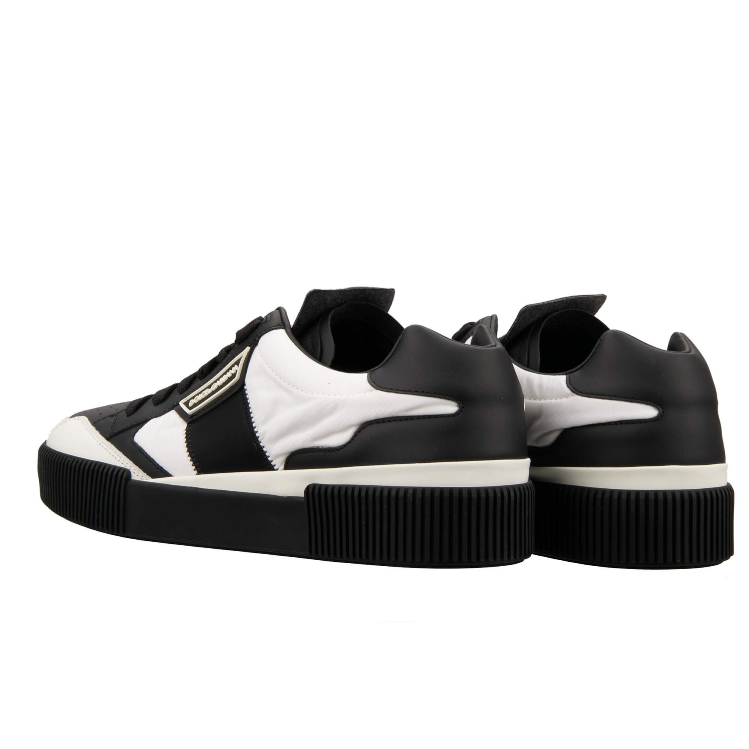 DOLCE & GABBANA DG Logo Low-Top Leder Sneaker Schuhe NEW