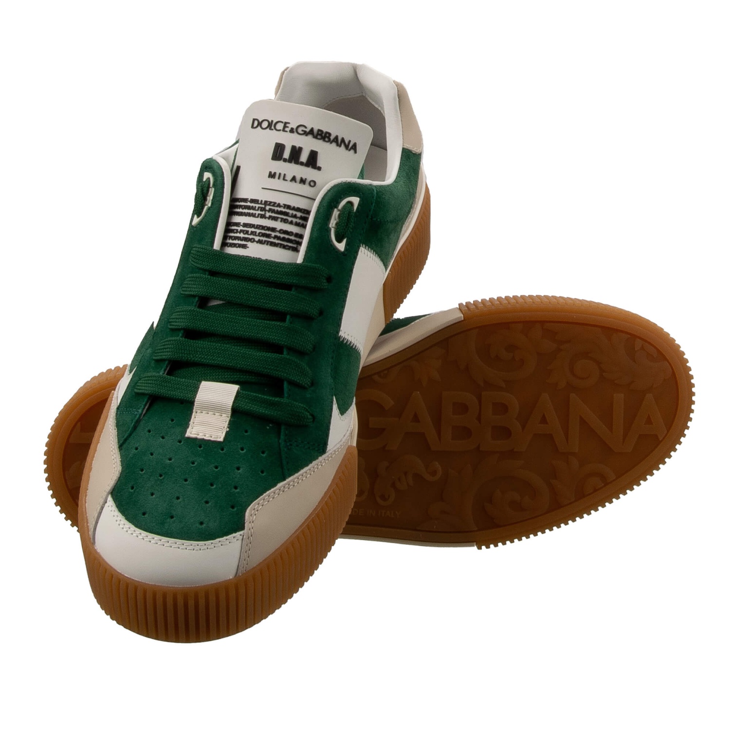 DOLCE & GABBANA DG Logo Low Top Sneaker Shoes NEW MIAMI